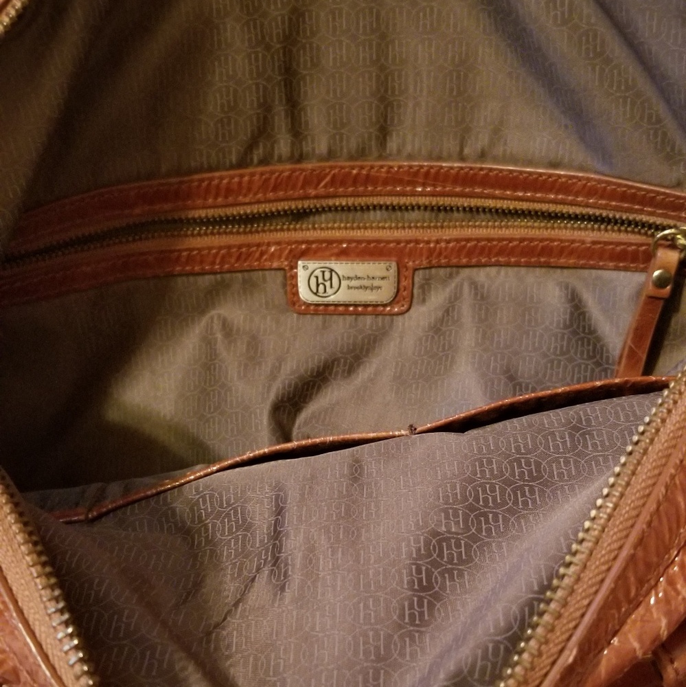 Hayden Harnett Trophy in Tan Crinkle Patent - Picture 3 of 3
